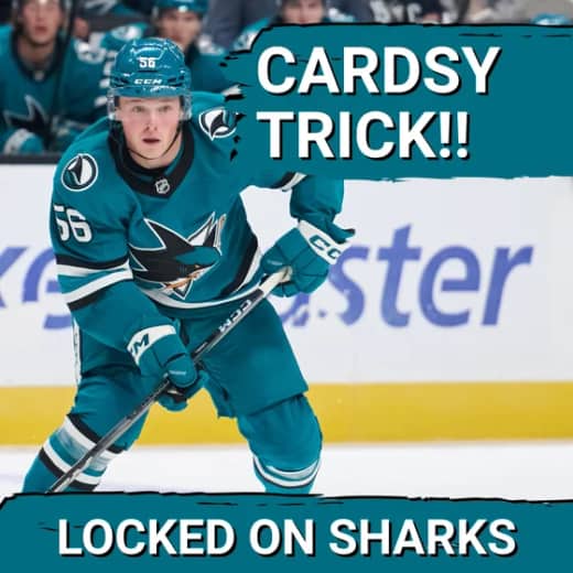 Ethan Cardwell's HAT TRICK Stuns Golden Knights | Can Sharks Afford to Send Him Down?