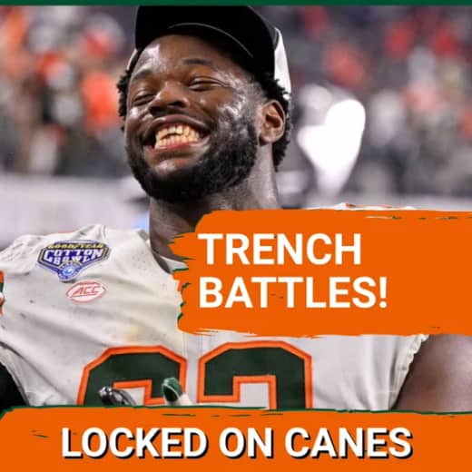 TRENCH WARS: Miami Hurricanes Offensive Line SHAKEUP – Can Jackson Cantwell and Samson Okunlola DOMINATE?