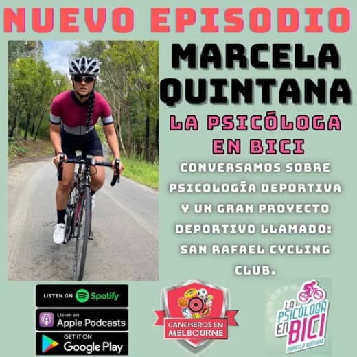 La psicóloga en bici