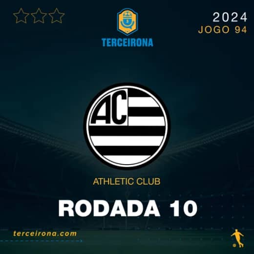 Terceirona Oficial | ATHLETIC - Rodada 10