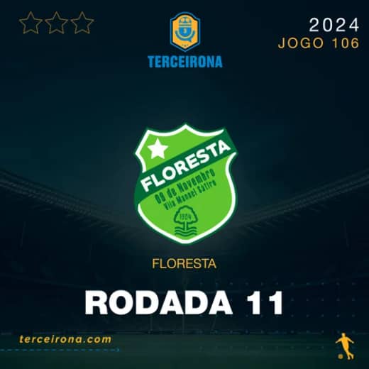 Terceirona Oficial | FLORESTA - Rodada 11