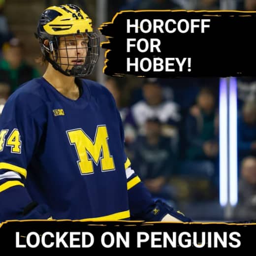 Penguins prospect Will Horcoff continues to DOMINATE the NCAA!