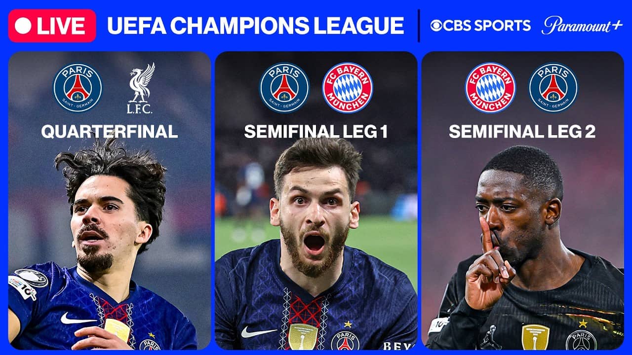 PSG: Quarterfinal & Semifinal MATCH REPLAY'S | β UEFA Champions League 24/7 β