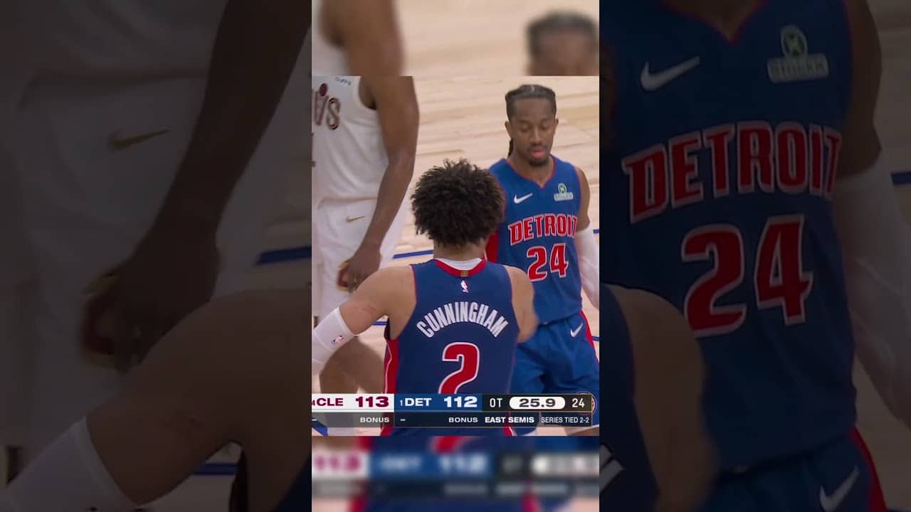 Game 5: Overtime One Top Plays | Pistons vs. Cavs #nba #pistons