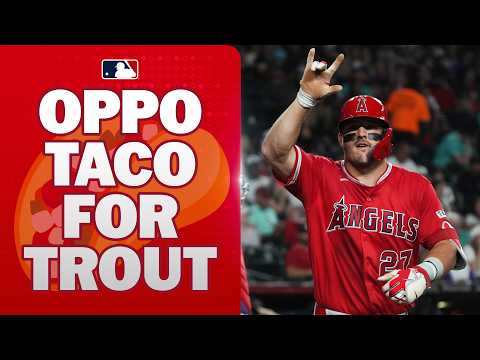 Mike Trout launches his 16th home run of the season! 🎣 (1st career HR at Chase Field! 👀)