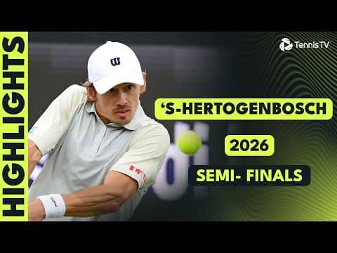 Medvedev Battles Majchrzak, De Minaur vs Mannarino | ’S-Hertogenbosch 2026 Semi-Final Highlights