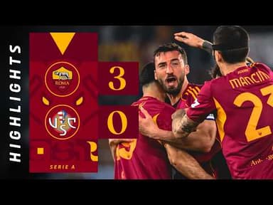 ROMA 3-0 CREMONESE | SERIE A HIGHLIGHTS 2025-26