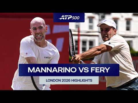 Adrian Mannarino vs. Arthur Fery Highlights | London 2026 R2