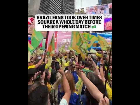 Brazil is taking over NYC ahead of their World Cup opener against Morocco š±