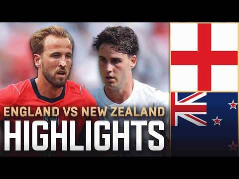 England vs New Zealand Highlights 🌎🏆 International Friendly