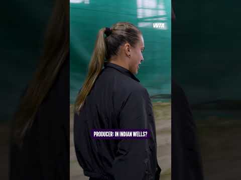 Wedding Planning with Aryna 💒 Aryna Sabalenka, mic’d up , giving a look at her Media Day #WTA