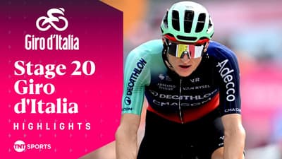 HE MAKES IT LOOK EASY! 🤩 | 2026 Men's Giro d'Italia Stage 20 Race Highlights | TNT Sports Cycling