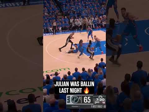 JU HAD THE H🔥T HAND! #nbaplayoffs #nba #spurs