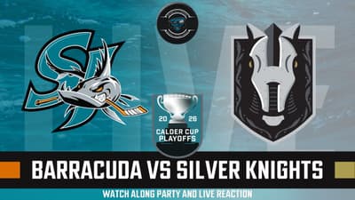 SAN JOSE BARRACUDA VS HENDERSON SILVER KNIGHTS LIVE WATCH PARTY
