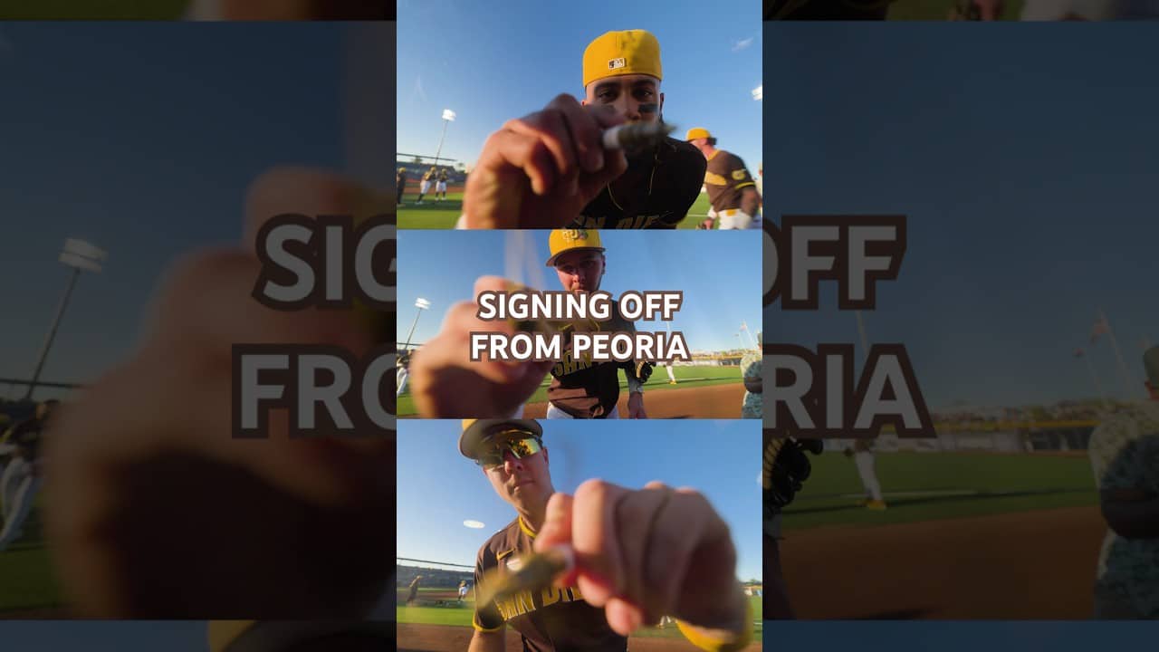 Signing off from Peoria π #mlb #baseball #padres #springtraining #autograph
