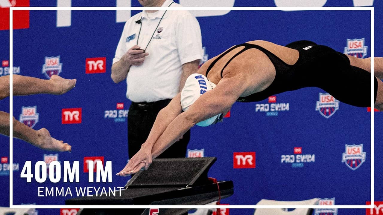 Emma Weyant Strong Back Half to Win 400M IM | 2026 TYR Pro Swim Series Indianapolis