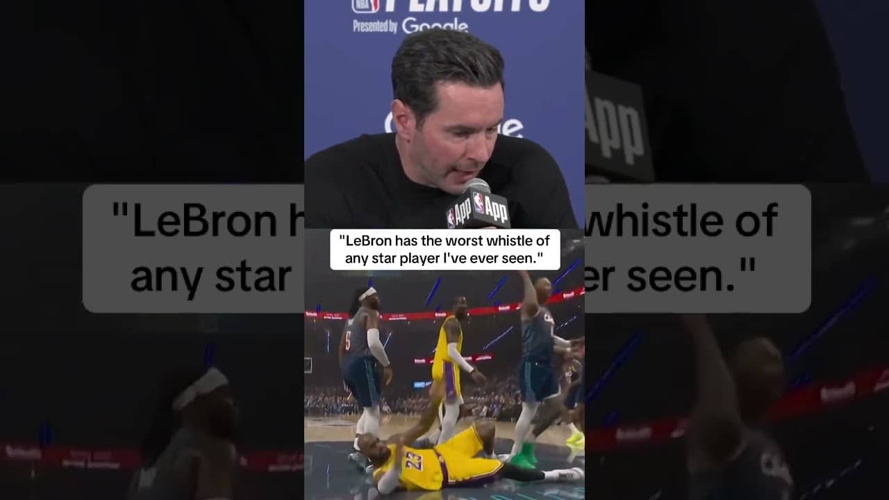 JJ Redick spoke on the calls LeBron has been getting this postseason.