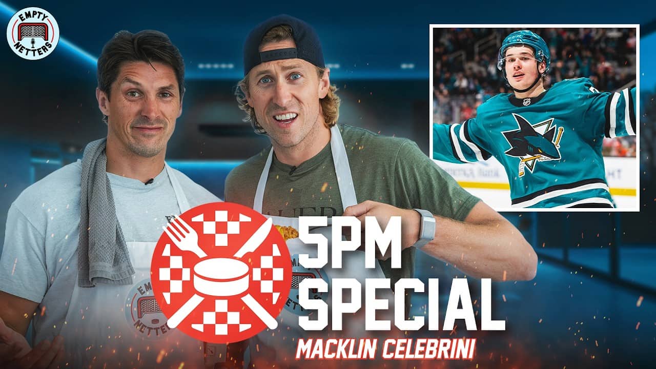 Macklin Celebrini's Pre Game Meal is Bonkers - 5PM SPECIAL
