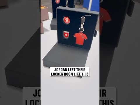 Jordan left their locker room better than they found it 🥹