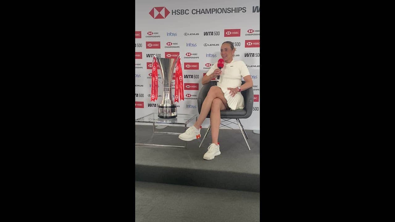 Donna Vekic Champion's Interview after winning Queen's Final | HSBC Championships 2026