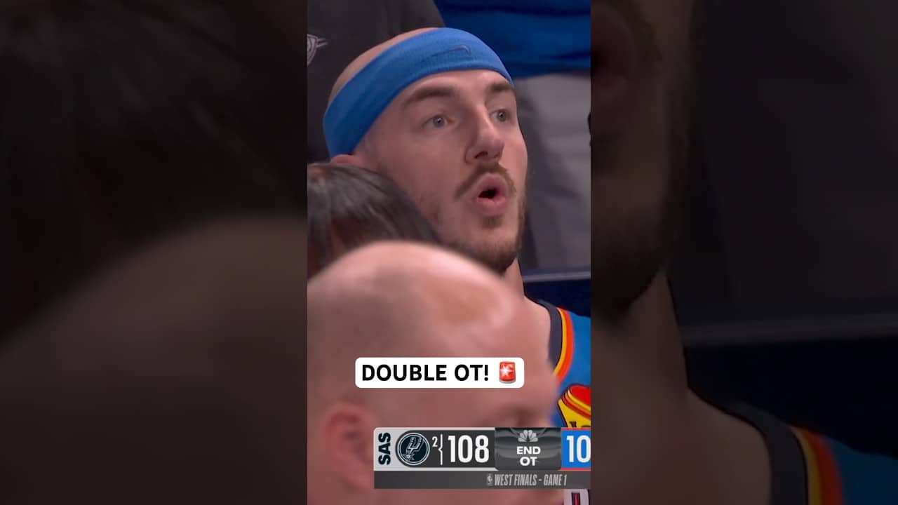 Caruso breaks up the alley-oop to send Game 1 into double OT