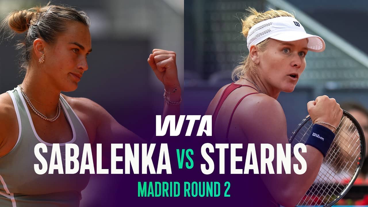 Aryna Sabalenka vs. Peyton Stearns | 2026 Madrid Round 2 | WTA Match Highlights