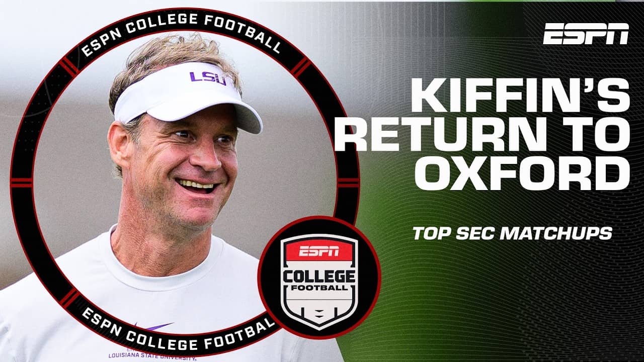 Lane Kiffin's Oxford return, Florida-Georgia rivalry & exciting SEC games 🍿 | ESPN College Football