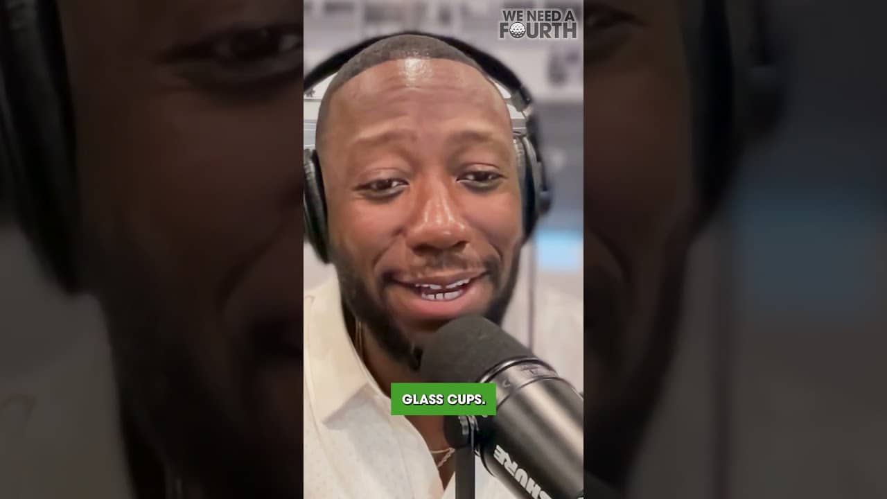 Lamorne Morris just started playing golf and already has a putting green in his backyard