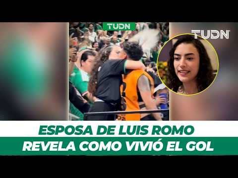 ⚽ Así vivió la esposa de Luis Romo el sueño del gol en el Mundial | TUDN