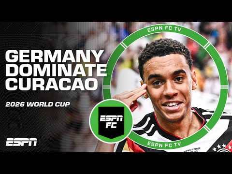 REACTION to Germany’s DOMINANT win vs. Curacao 🍿 How far can they go in the World Cup? | ESPN FC