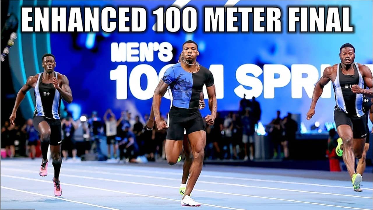 Enhanced Games Men's 100 Meter Final Was Absolutely BIZARRE!
