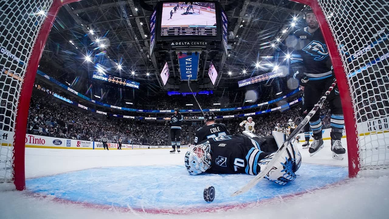 LAST-MINUTE OT WINNER ties series for VEGAS!