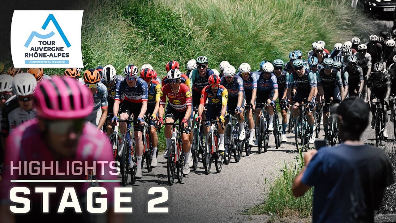 Tour Auvergne-Rhone-Alpes 2026, Stage 2 | EXTENDED HIGHLIGHTS | Cycling on NBC Sports