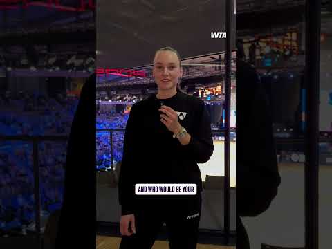 Elena taking the Team Principal role 🫡#WTA #PorscheTennis #ElenaRybakina