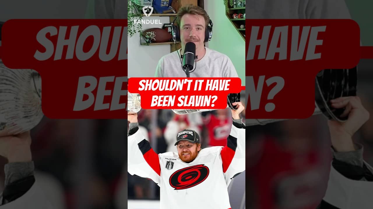 Should Andersen Have Been The First To Lift The Cup?👀#nhl #stanleycup #hurricanes
