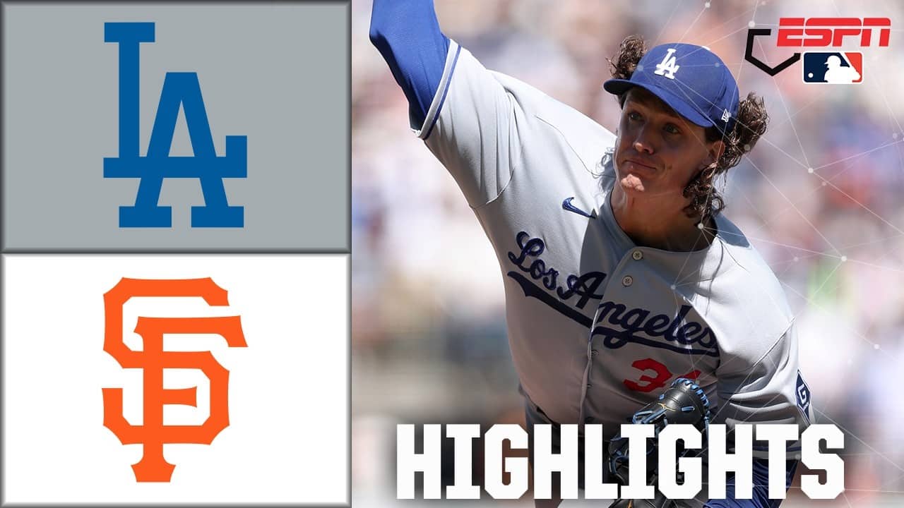 LA Dodgers vs. San Francisco Giants | Full Game Highlights | MLB ESPN