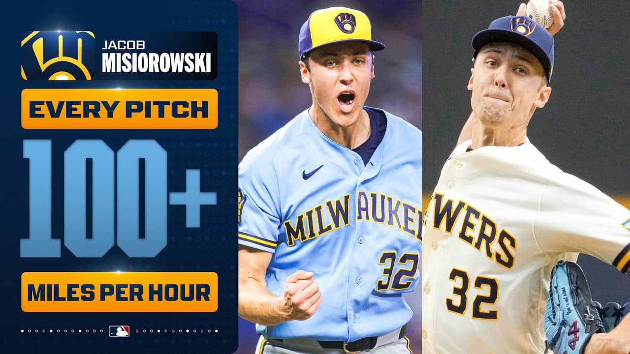 EVERY Jacob Misiorowski pitch over 100+ MPH in 2026 ... SO FAR! π₯ | MLB Highlights