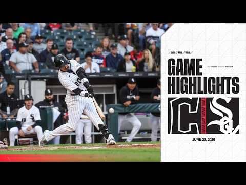 HIGHLIGHTS: Dominant Pitching Boosts White Sox Over Guardians (6.23.26)
