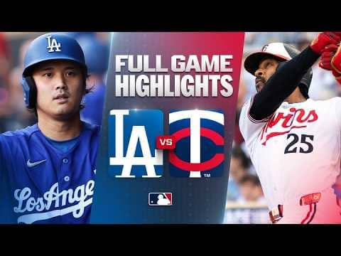 DODGERS vs. TWINS Full Game Highlights (6/22/26) | MLB Highlights