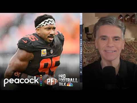 Myles Garrett reportedly traded to LA Rams in blockbuster deal | Pro Football Talk | NFL on NBC