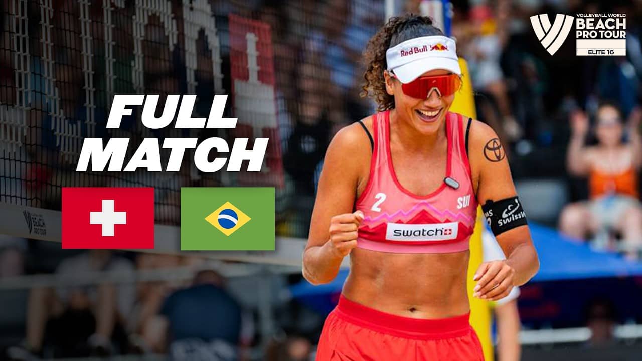 Anouk/Zoé 🇨🇭 Vs Carol/Rebecca 🇧🇷 - Full Match | Round of 18 - Gstaad 2025 | BPT Elite
