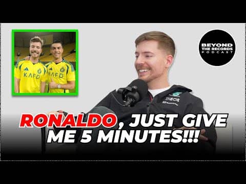 How MR BEAST convinced Ronaldo to be in his video