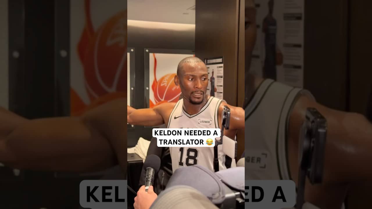 Keldon Johnson asked Bismack Biyombo to be his translator 😂