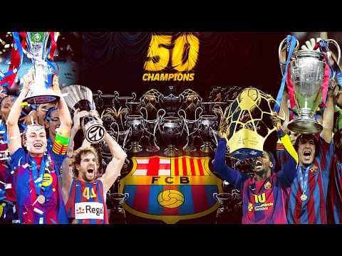 FC BARCELONA, the FIRST club to win 50 European Cups! 🏆5️⃣0️⃣ 🔵🔴