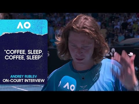 Andrey Rublev On-Court Interview | Australian Open 2026 Second Round