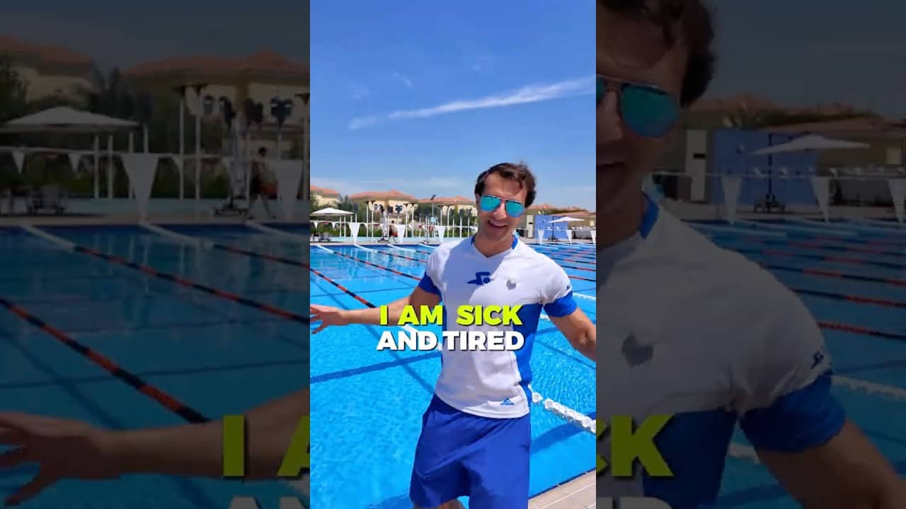 If you are training for a 50m freestyle, why are you swimming 3000 meters a day?