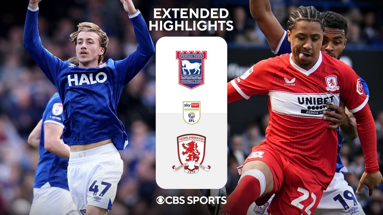 Ipswich Town vs. Middlesbrough: Extended Highlights | EFL Championship | CBS Sports Golazo