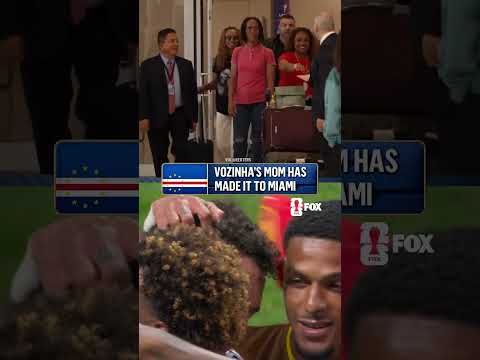 Cape Verde goalkeeper Vozinha's mom has made it to Miami to watch him play against Uruguay