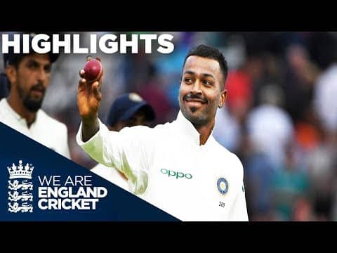 Pandya Stars As England Collapse | England v India 3rd Test Day 2 2018 - Highlights