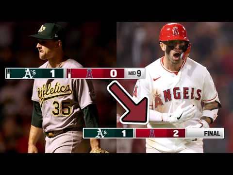 FROM NO-NO TO WALK-OFF! Adam Frazier breaks up no-hit bid, then Zach Neto walks it off 😮 (FULL 9TH)